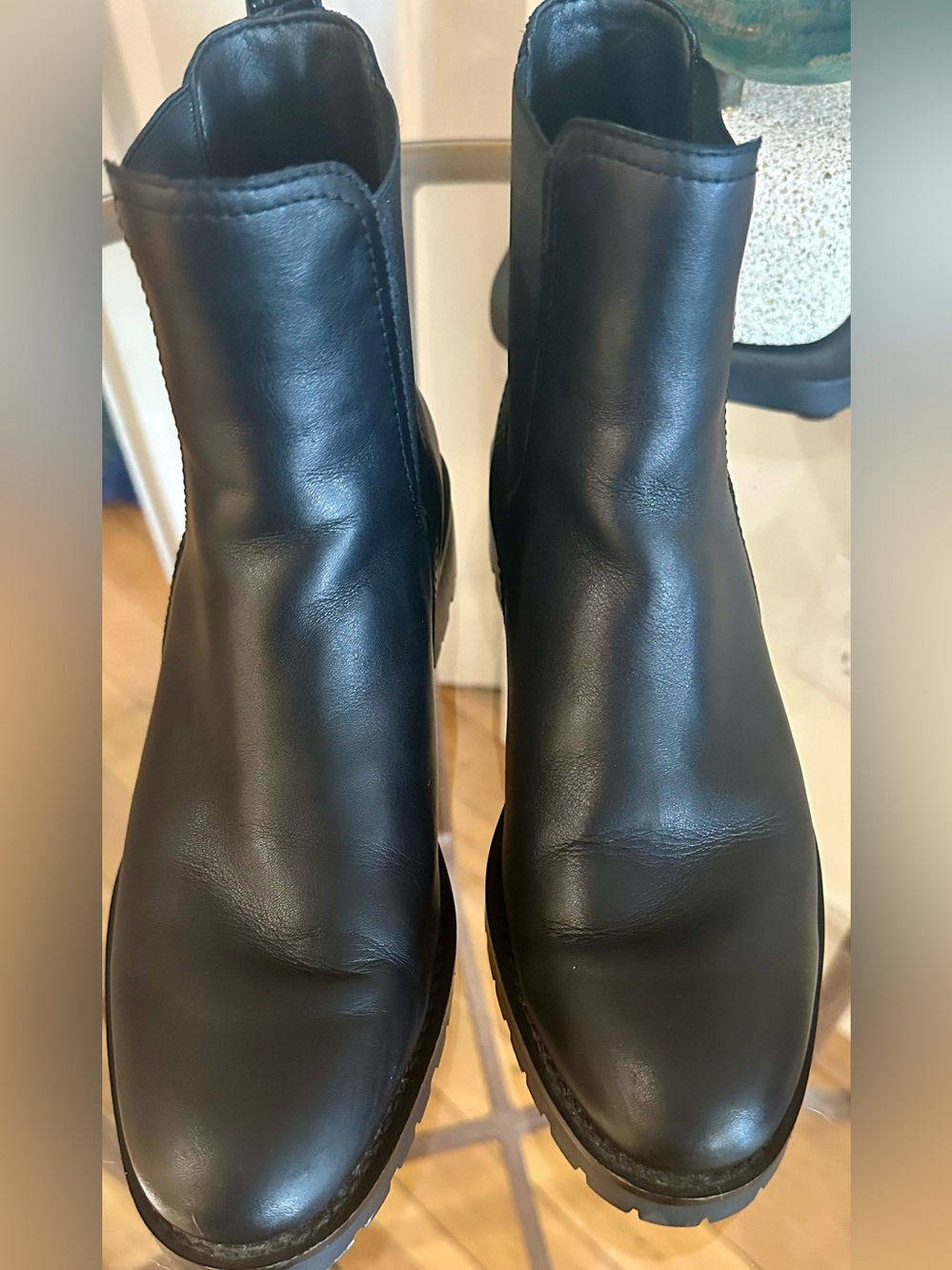 Sam Edelman Black Chelsea Ankle Boots